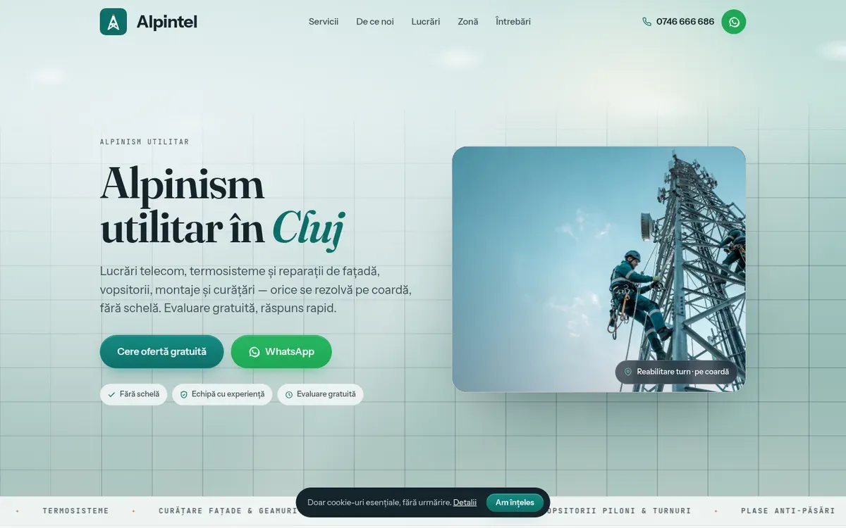 Alpintel — website screenshot